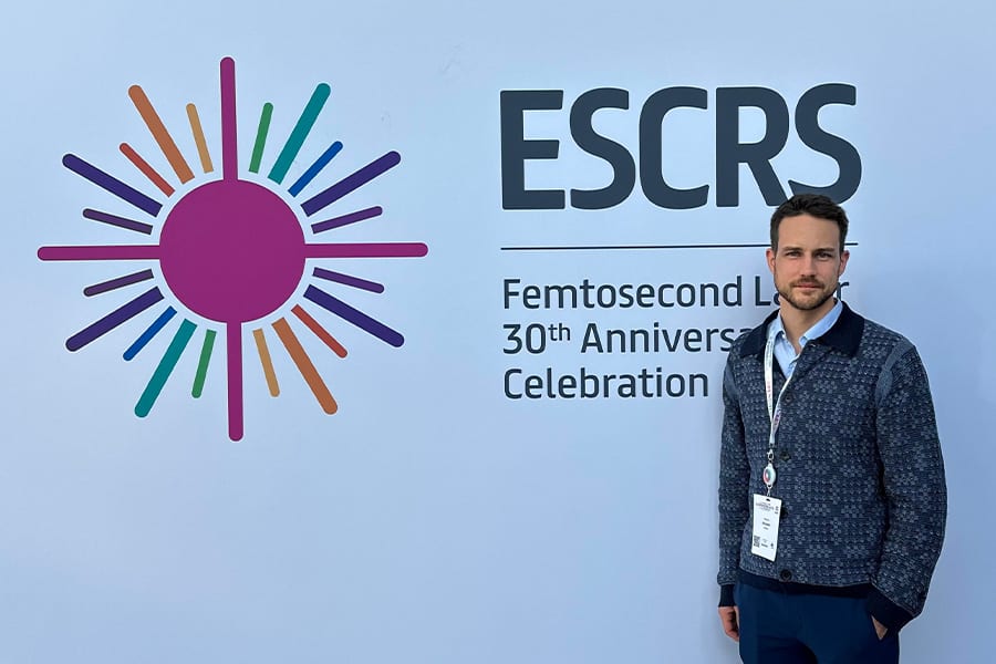 congres escrs 2025 copenhague docteur maxime delbarre chirurgien ophtalmologiste specialiste chirurgie refractive cataracte montpellier