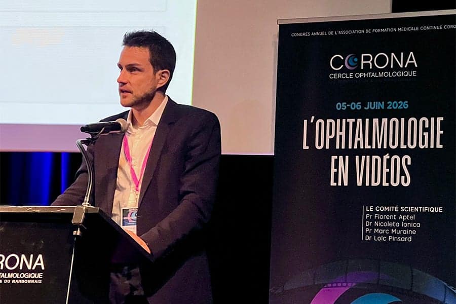 congres corona 2026 perpignan docteur maxime delbarre chirurgien ophtalmologiste specialiste chirurgie refractive cataracte montpellier